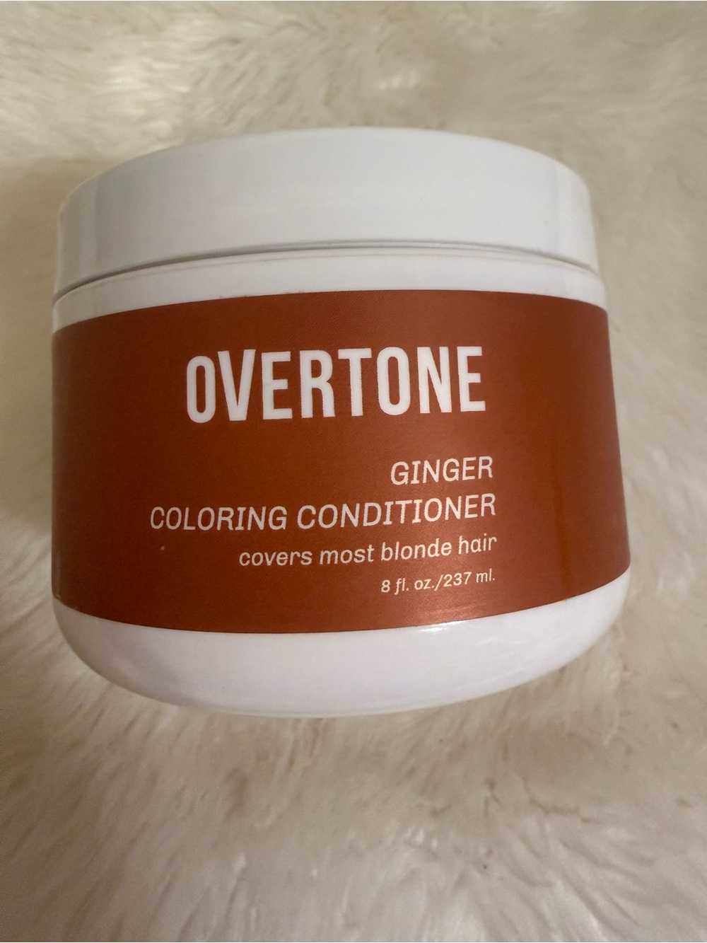 Overtone Ginger Coloring Conditioner 8 oz New Sealed Vegan Cruelty Free